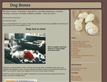 Tablet Screenshot of dog-bones.com